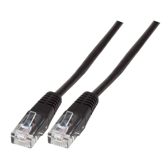 Efb Modularcable Rj45 (8 4) - Rj45 (8 4), Vergossen, Schwarz, 3 M