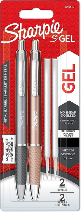 EAN 3026981626432 - Sharpie 2162643 bolígrafo de gel Medio Bolígrafo de gel de punta retráctil Negro 2 pieza(s) imagen 5