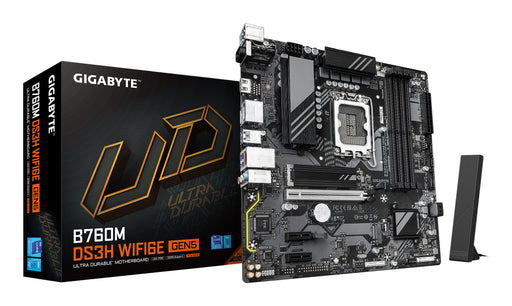 EAN 4719331872809 - GIGABYTE B760M DS3H WIFI6E GEN5 Intel B760 Express LGA 1700 micro ATX imagen 1