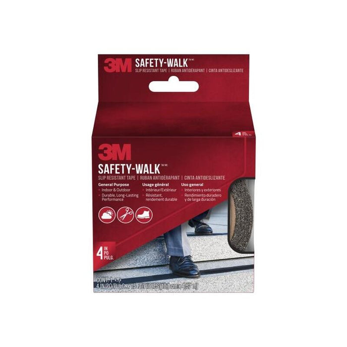 3m Safety-Walk Cinta Adhesiva Antideslizante - Uso En Interior Y Exterior - 101mm X 4.57m - Negro