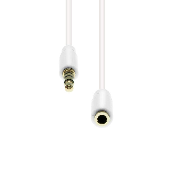 4-Pin Slim Extension Cable  White 0.5m
