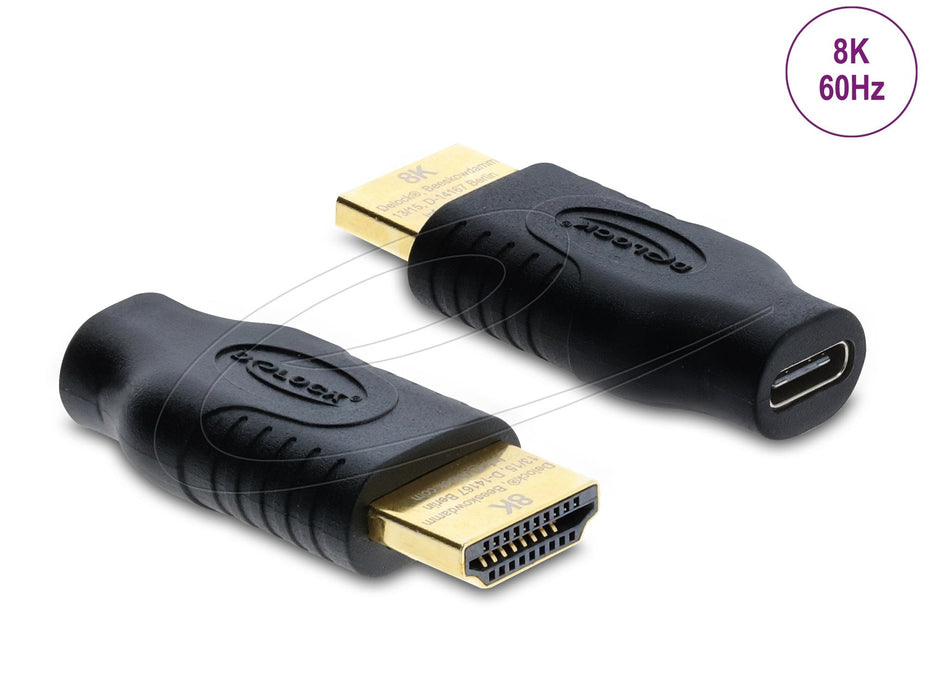 Delock Usb Type-C Zu Hdmi Adapter (Dp Alt Mode) 8k 60 Hz Mit Hdr Und Hdcp
