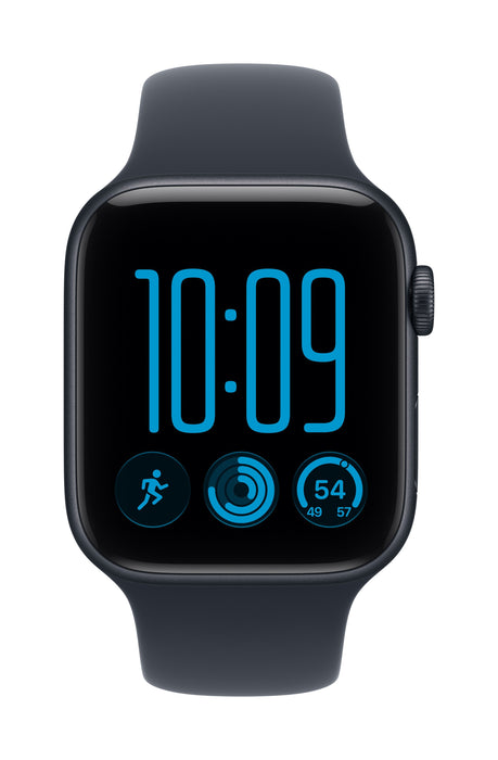 Apple Watch Se3 Gps 44mm Caja De Aluminio Medianoche Correa Deportiva Azul Marino M L