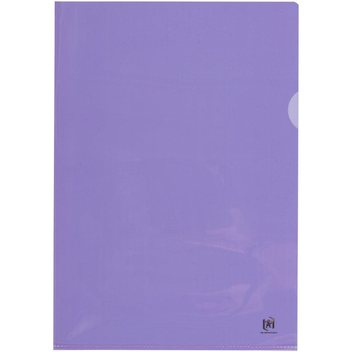 Oxford Fundas Transparentes Premium De Color A4 Pvc 015 Mm 25 Ud.