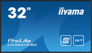 EAN 4948570123506 - iiyama LH3241S-B2 pantalla de señalización Diseño de quiosco 80 cm (31.5") LED 350 cd / m² Full HD Negro  imagen 2