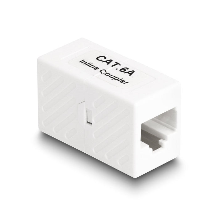 Delock Adaptador Rj45 Hembra A Rj45 Hembra Cat.6a Utp Blanco