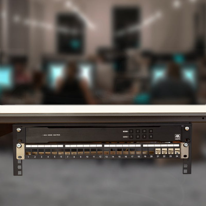Logilink 19" Rack For Under-Desk Or Wall Mounting, 2u