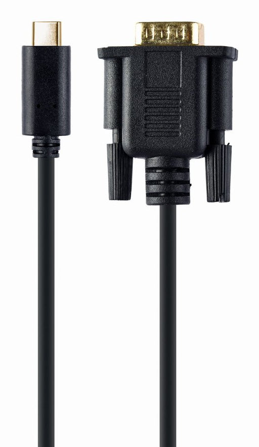 EAN 8716309124140 - Gembird A-CM-VGAM-01 adaptador de cable de vídeo 2 m USB C VGA (D-Sub) Negro imagen 1