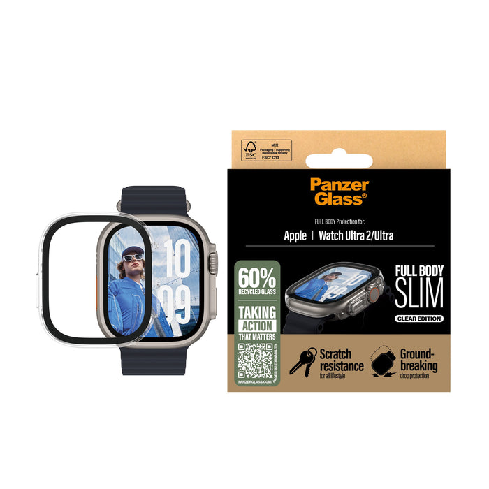 EAN 5715685003646 - PanzerGlass ® Case Full Body Slim Transparent Apple Watch Ultra 3 | Ultra 2 | Ultra | 49mm Protector de p imagen 2