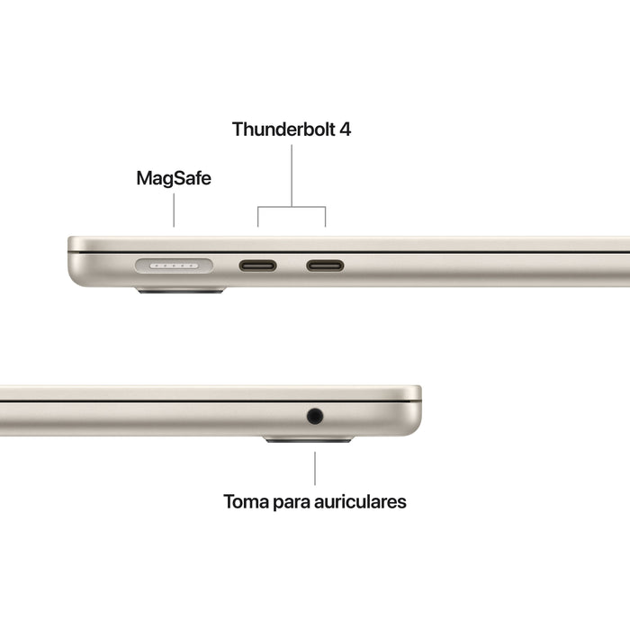 EAN 0195949889479 - Apple MacBook Air Apple M M4 Portátil 34,5 cm (13.6") 24 GB 512 GB SSD Wi-Fi 6E (802.11ax) macOS Sequoia  imagen 7