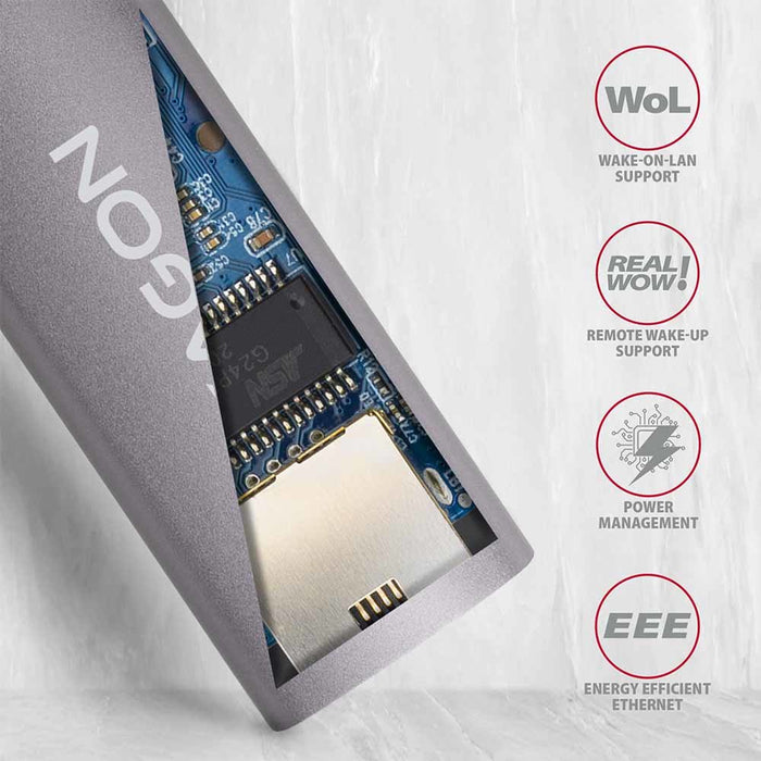 EAN 8595247905567 - Axagon ADE-TR adaptador y tarjeta de red Ethernet 1000 Mbit/s imagen 5