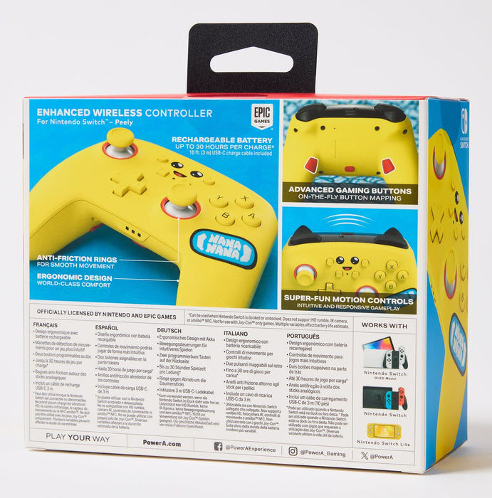 EAN 0617885087615 - PowerA NSGP0268-01 mando y volante Amarillo Bluetooth Gamepad Nintendo Switch, Nintendo Switch Lite, Nint imagen 11