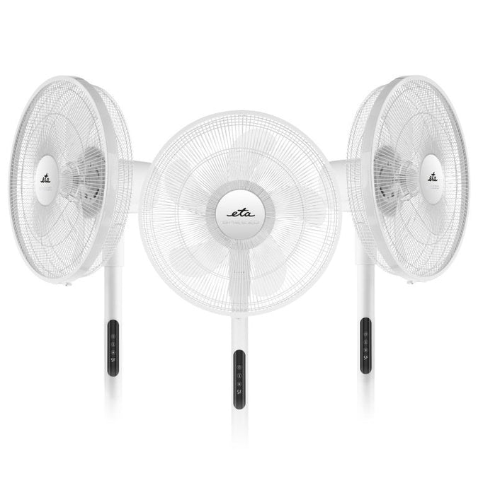 Eta Eta460790000 Breezo Stand Fan, Diameter 45 Cm, Number Of Speeds 4, White