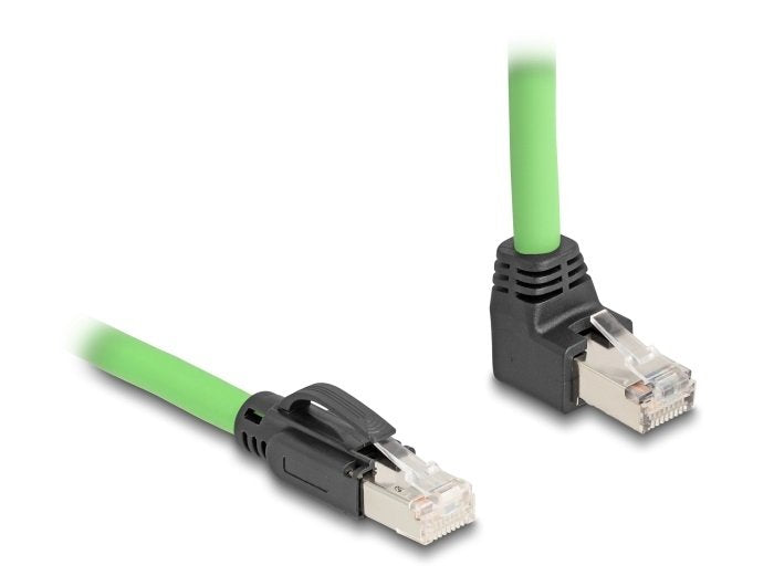 Delock Rj45 Cable De Red Cat.6a Macho A Macho Oben Angular Sf/Utp