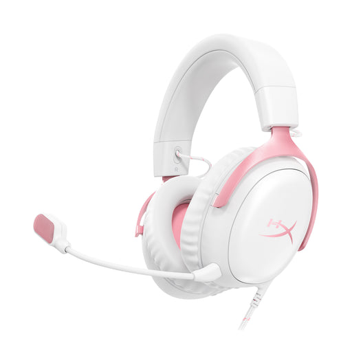EAN 0198122306930 - HyperX Cloud III White/Pink Gaming Headset Alámbrico Diadema Juego Rosa, Blanco imagen 1