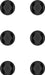 EAN 4040849703621 - Goobay 70362 organizador de cables Escritorio/pared Soporte para cables Negro 6 pieza(s) imagen 1