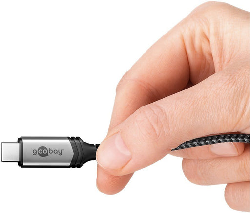EAN 4040849742125 - Goobay 74212 cable USB 1,5 m USB C Negro, Gris imagen 2