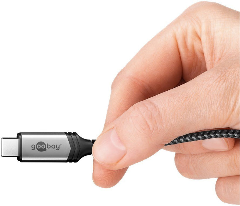 EAN 4040849742125 - Goobay 74212 cable USB 1,5 m USB C Negro, Gris imagen 2
