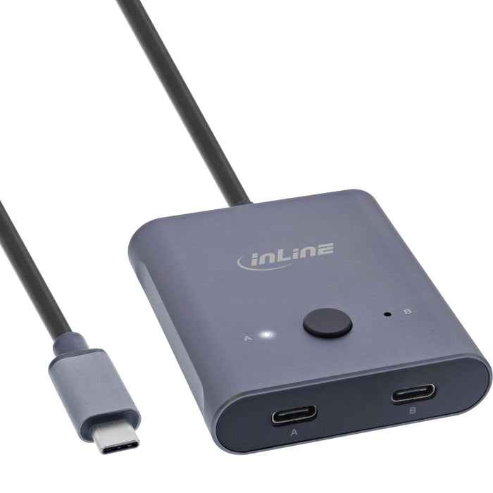Inline® Usb-C Switch, Bidirectional Switch, 10gb/S, 100w