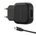 EAN 5901878501956 - Qoltec 50195 cargador de dispositivo móvil Smartphone, Tableta Negro Corriente alterna, CC, USB Interior imagen 1