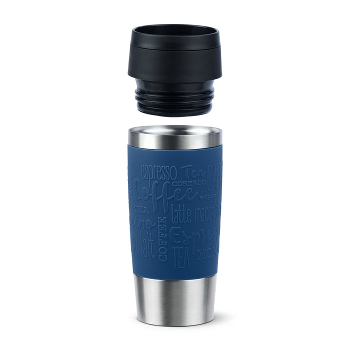EAN 4009049544816 - EMSA Travel Mug Classic N2020300 taza de viaje 360 ml Negro, Azul, Acero inoxidable Acero inoxidable imagen 2