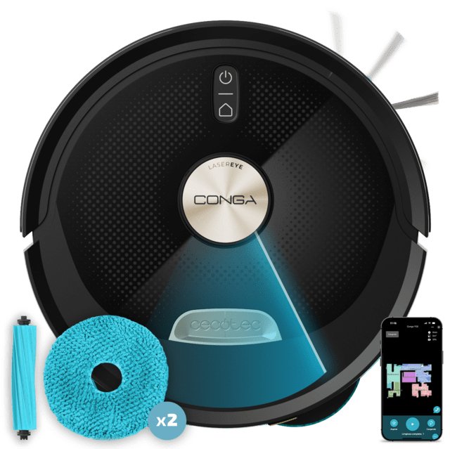 EAN 8447420170449 - Cecotec Conga M100 Spin AI Negro imagen 2