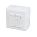 EAN 4052792032093 - LogiLink NP0039A toma de corriente RJ-45 Metálico, Blanco imagen 1