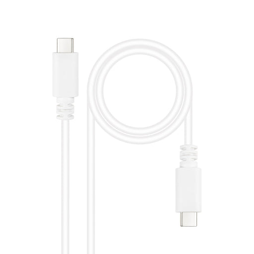 EAN 8433281014459 - Nanocable 10.01.2301-W cable USB USB 2.0 USB C Negro, Blanco imagen 1