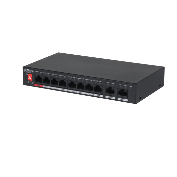 Switch Poe Pfs3010-8et-96-V2 8 Puertos Dahua
