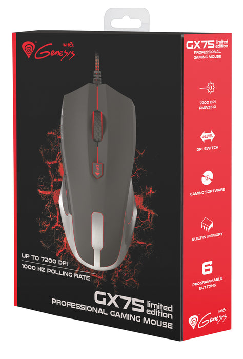 EAN 5901969402469 - GENESIS GX75 Limited Edition ratón Juego Ambidextro USB tipo A Óptico 7200 DPI imagen 4