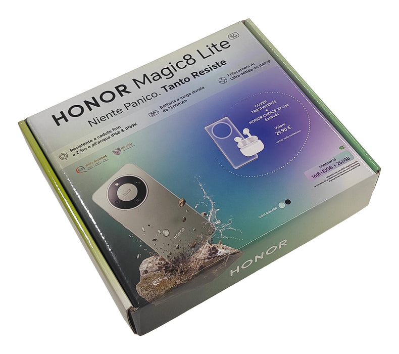 EAN 8034140502492 - Honor Magic8 Lite 5G 17,2 cm (6.79") MagicOS 9.0 USB Tipo C 8 GB 256 GB 7500 mAh Negro imagen 2