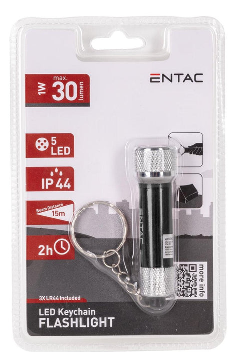 Entac Taschenlampe 5led Schlüsselanhänger Negro