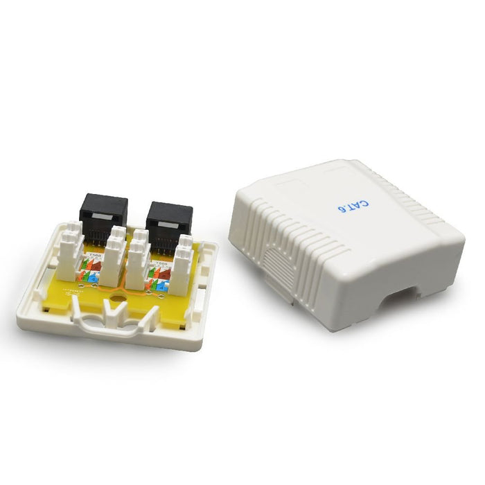 EAN 8716309097000 - Gembird NCAC-2U6-01 divisor de red Blanco imagen 2