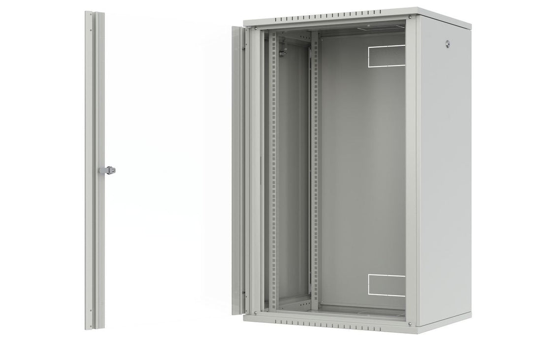 Quick Assembly Flat Pack 19"  20u Rack Wall Mount W:600 X