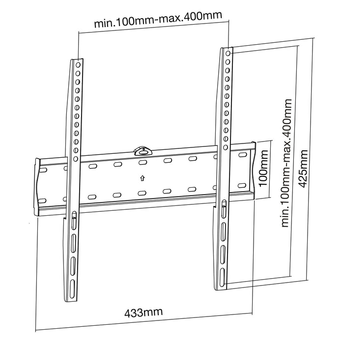 Soporte De Pared Inline Basic, Para Tv De Pantalla Plana De 81-140 Cm (32-55"), Máx. 40 Kg