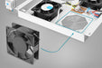 EAN 4016032194422 - Digitus DN-19 FAN sistema de refrigeración para ordenador Carcasa del ordenador Negro imagen 3