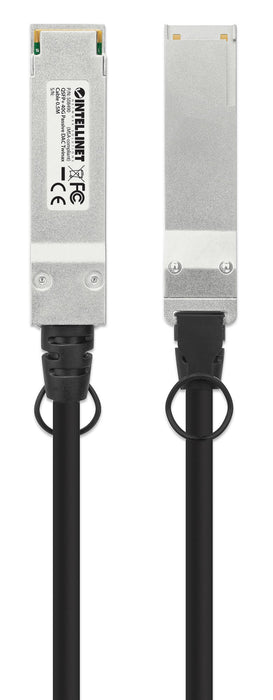 EAN 0766623508490 - Intellinet 508490 Cable de fibra óptica e InfiniBand 0,5 m QSFP+ Negro, Plata imagen 4