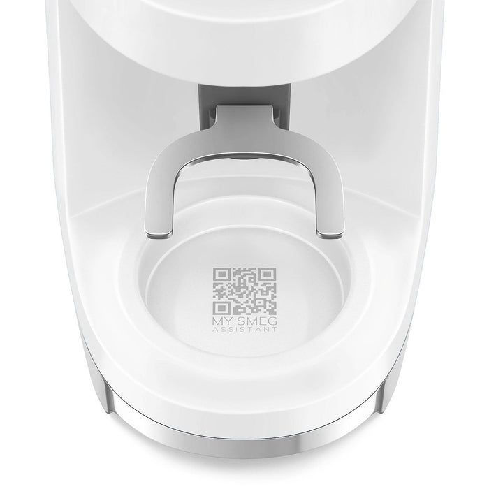 Molinillo De Café Smeg Cgf03wheu, 15 Grados De Molienda, Depósito De 240 G, 150 W, Blanco.