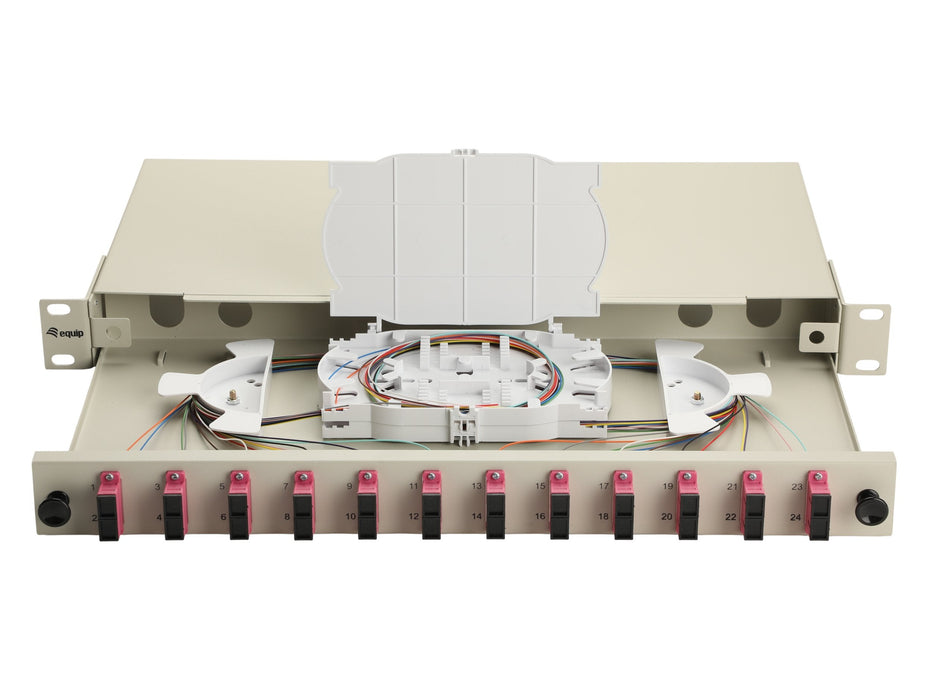 Equip Lwl-Spleisskamen 12-Port Sc-Duplex Om4 1u Komplett Gr