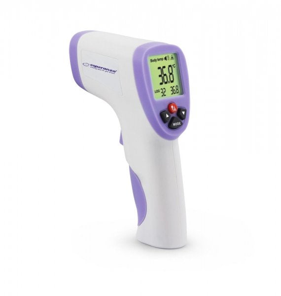 EAN 5901299914960 - Esperanza ECT002 termómetro digital Termómetro con sensor remoto Púrpura, Blanco Oído, Frente, Oral, Rect imagen 1