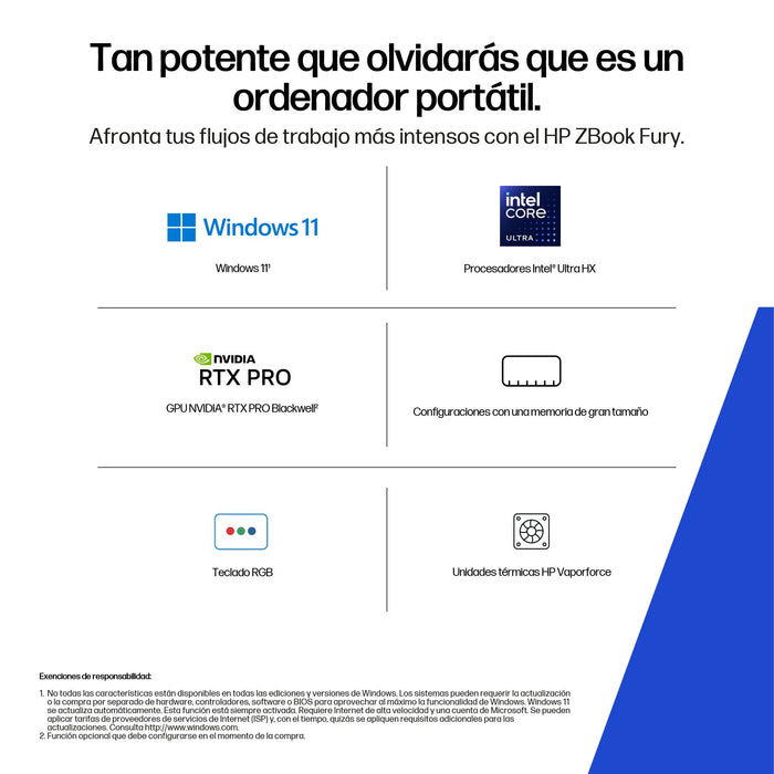 EAN 0821844175316 - HP ZBook Fury G1i 18 inch Mobile Workstation PC Wolf Pro Security Edition - Data Science Intel Core Ultra imagen 10