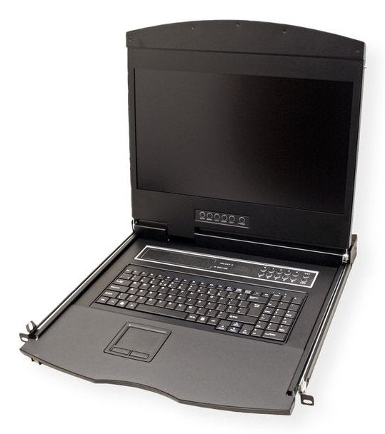 19-Zoll-Kvm-Konsole, 48 Cm (19") Tft (16:9), Vga, Usb, Ch-Layout