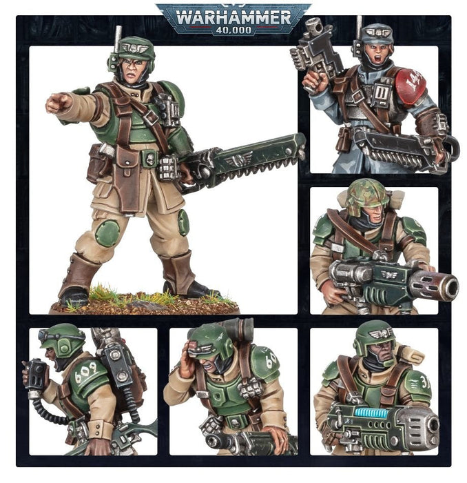 Warhammer 40k - Astra Militarum Troupe De Chocs Cadienne (2023)