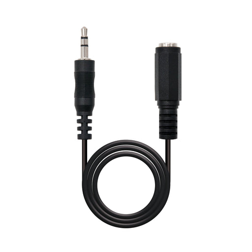 EAN 8433281002814 - Nanocable 10.24.0205 cable de audio 5 m 3,5mm Negro imagen 1