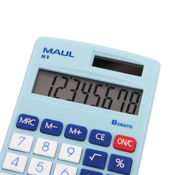 EAN 4002390085168 - MAUL M 8 calculadora Bolsillo Pantalla de calculadora Azul, Blanco imagen 5