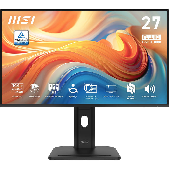 Monitor Msi Pro Mp275pg E14  27" 1920 X 1080 Pixeles Full Hd Lcd Negro Pro Mp275pg E14