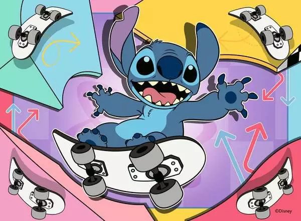 EAN 4005555040309 - Ravensburger Disney Stitch 4-Pack Puzzle rompecabezas 12 pieza(s) Dibujos imagen 3