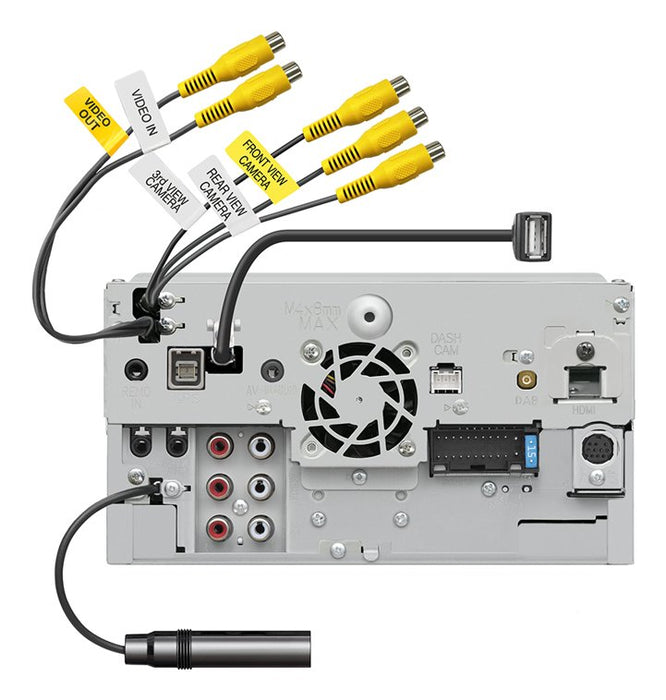 EAN 19048234827 - Kenwood Electronics DNR992RVS navegador De mano 25,6 cm (10.1") LED Pantalla táctil 3,25 kg Negro imagen 7