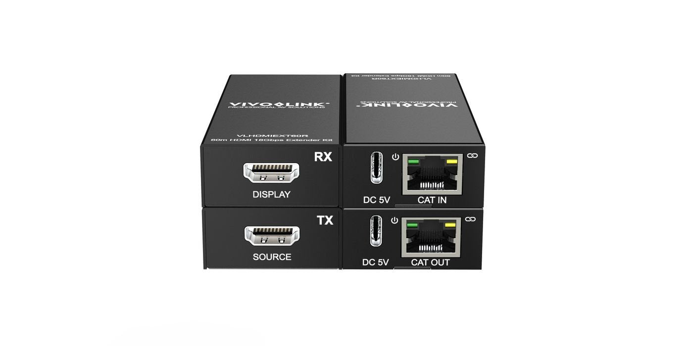 EAN 5715328014312 - Vivolink VLHDMIEXT60 extensor audio/video Transmisor y receptor de señales AV Negro imagen 3