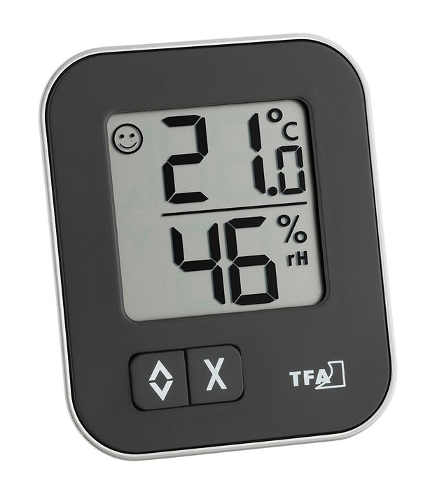 Termohigrómetro Digital Tfa Moxx, Termómetro Negro 30.5026.01